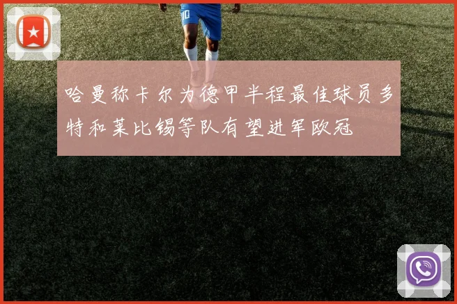 哈曼称卡尔为德甲半程最佳球员多特和莱比锡等队有望进军欧冠